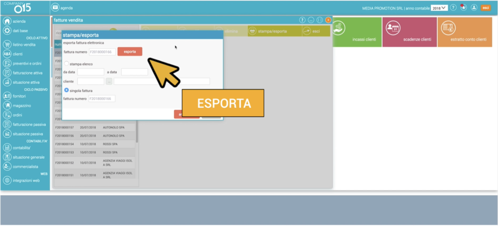 Esportare Fattura Elettronica Xml Company015